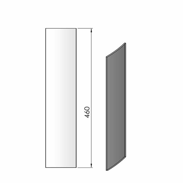 TermaTech TT10G kachelruit zijkant gebogen oud model - Afbeelding 2