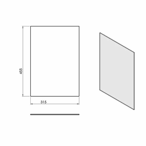 Termatech tt30 kachelruit inclusief afmetingen