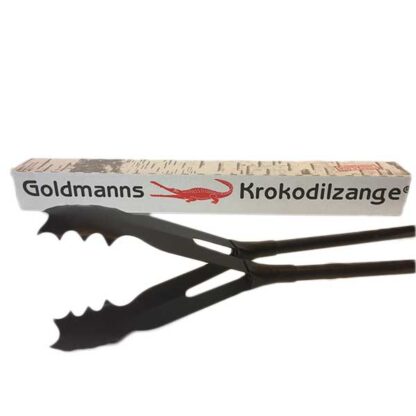 krokodillentang voor de houtkachel