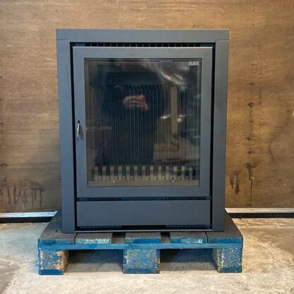 Tweedehands Flam MT 57-75 inbouwhaard houtkachel met ventilator
