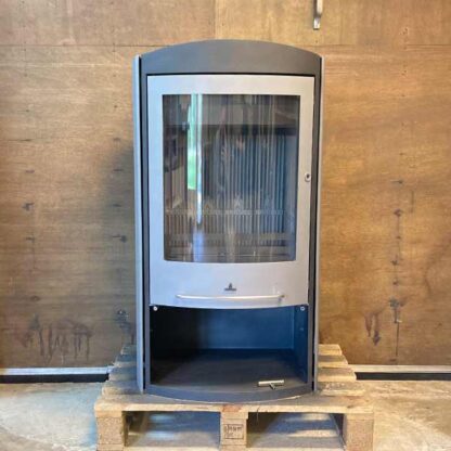 Barbas Eco 400 houtkachel gebruikt met gebogen glas