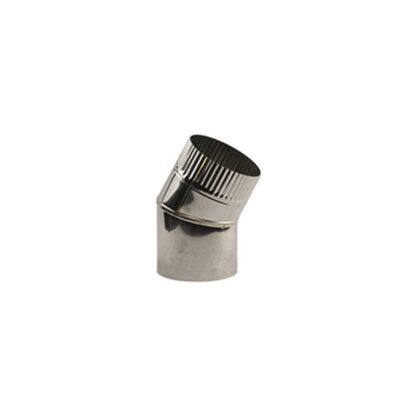 Enkelwandige RVS bocht 30 graden diameter 150mm