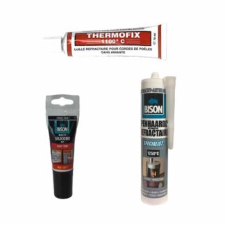 Hittebestendige lijm en kit