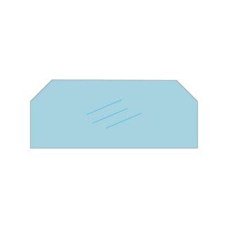 Dovre 900G focus k h kachelruit als hittebestendig glas voor de Dovre 900G focus kachel.