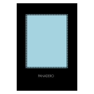 Panadero Andes 3V kachelruit met kader voor in de voorkant van de kachel. Hittebestendig kachelglas voorruit Andes 3V kachel.