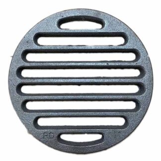 Rond universeel grondrooster 260mm van gietijzer. ø26cm