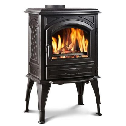 Dovre 540 W gietijzeren nieuwe houtkachel op hoge poten