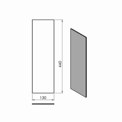 termatech tt10g kachelruit als zijvenster voor de tt10g kachel. Inclusief de maten van het glas