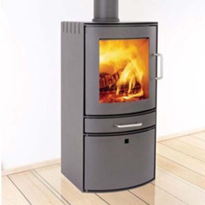 Termatech TT2 houtkachel met gebogen kachelglas