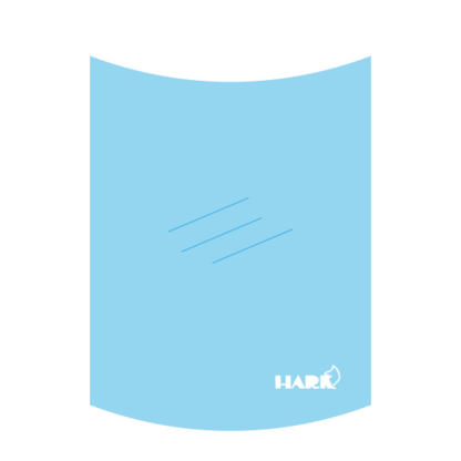 Hark Opera B WW kachelruit van hittebestendig glas voor de Hark Opera B WW kachel. Gebogen kachelvenster met Hark logo.
