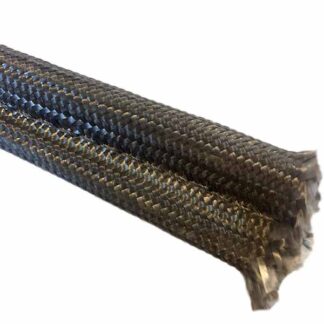 Hark kachelkoord met de afmetingen 18 x 8mm. Het koord is een combinatie van rond hol stuk en een plat stuk met plakrand.