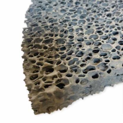 Hark fijnstoffilter ETSTO0600051EQ van keramisch materiaal. Plaat met ronde kant en allemaal kleine gaten.