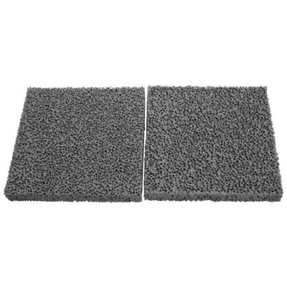Hark 136 Eco fijnstoffilters van keramisch materiaal. Platen met kleine gaatjes.