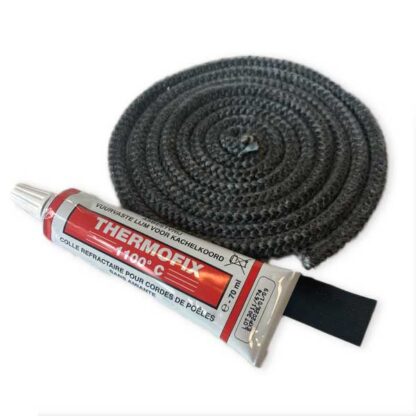 universele reparatiekit met 10mm koord, hittebestendige lijm en eindtape.