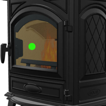 Dovre 540 binnekant zijwand zijsteen binnenwerk van vermiculiet