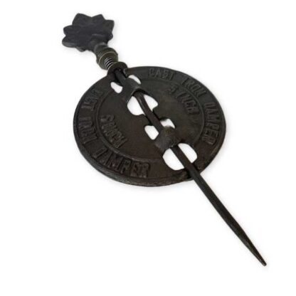Smoorklep 150mm gietijzer - Afbeelding 2