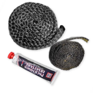 Jydepejsen Country 765 service kit voor het onderhouden van de kachel. Reparatieset met deurpakking en glaspakking.