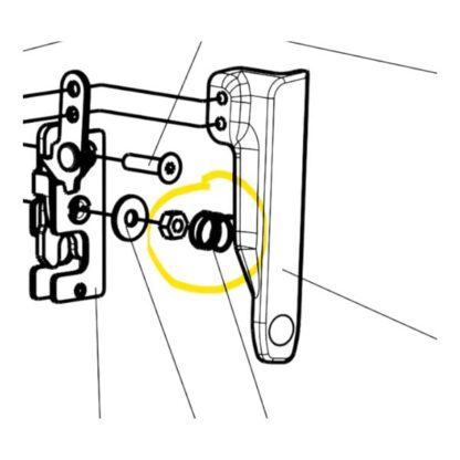 Drukveer voor Dovre sense 403 op tekening