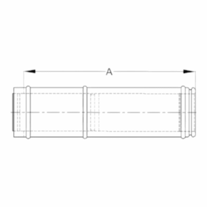 Maattekening schuifbare paspijp element voor schiedel ICS 25 375-585mm
Artikelnummer 117207